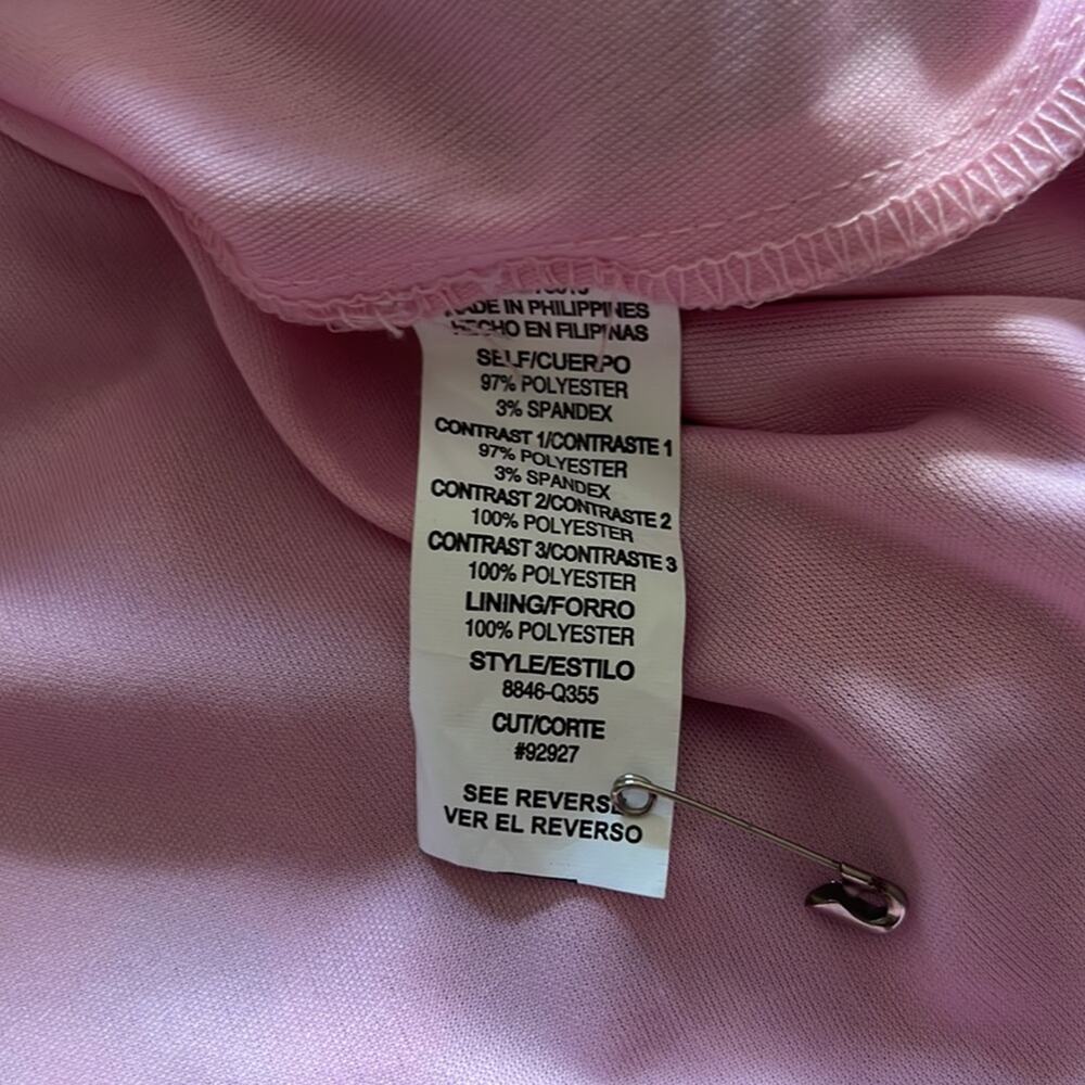 City Triangles Juniors Size 3 Pink Satin Animal Print Special Occasion Dress - Picture 8 of 12